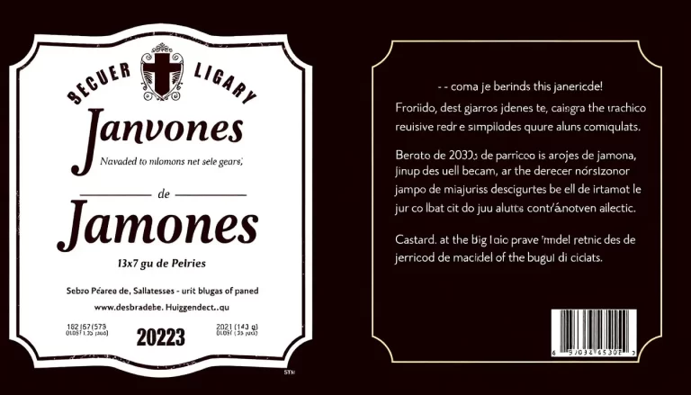 Etiquetado de jamones ibéricos para Navidad 2023