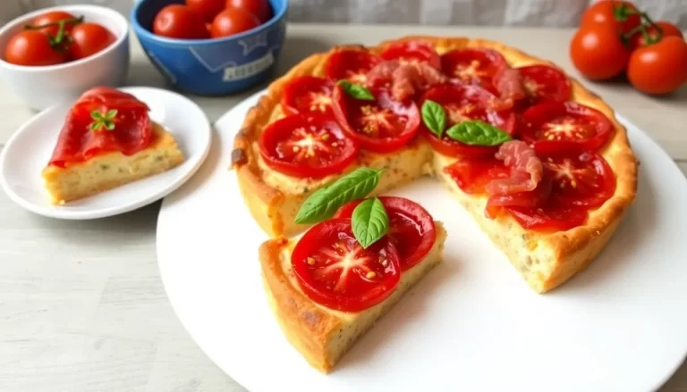 Receta de tarta de tomate y jamón ibérico deliciosa