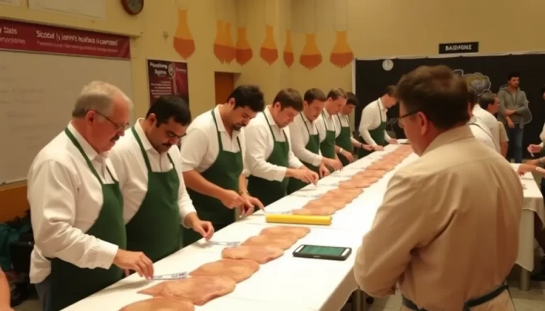 Concurso de cortadores de jamón en Badajoz 2023