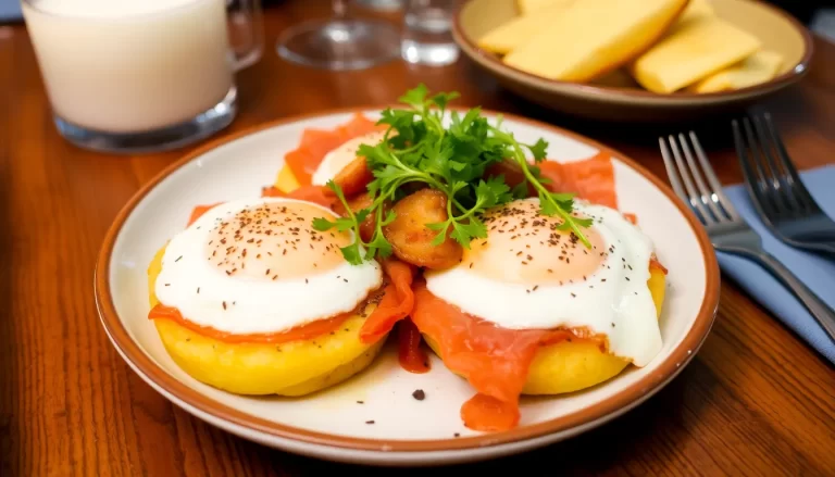 Patatas rellenas con huevos de codorniz, jamón ibérico y espárragos
