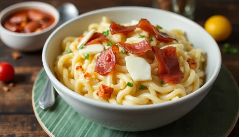 Risotto de ajetes tiernos con queso parmesano y jamón ibérico