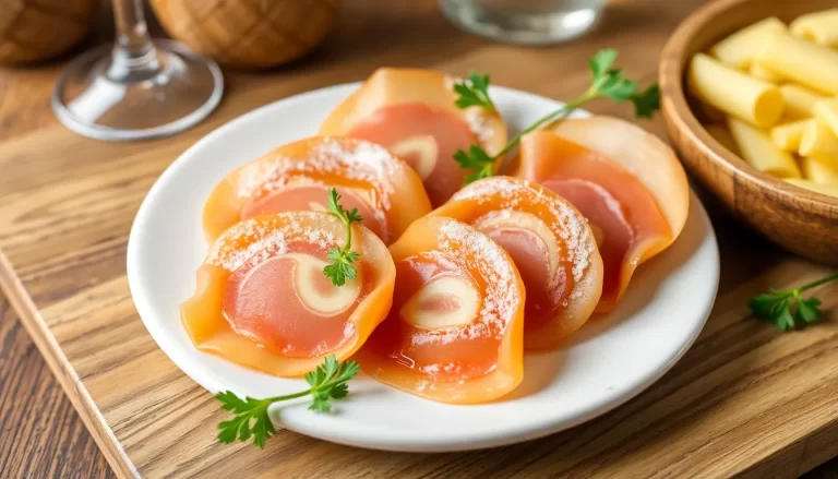 Medallones de rape con jamón ibérico delicioso